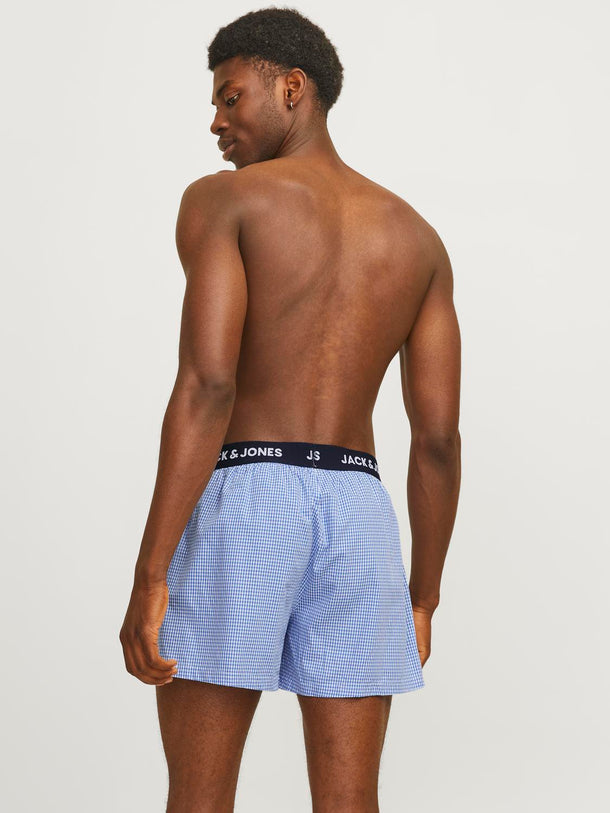 Product BOXERS PACK HECTOR - Navy Blazer Pack:Blue stripes - Blue check - Image 7