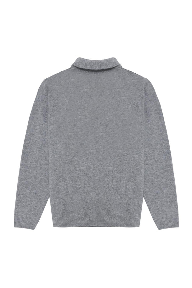 Product SWEATER CUELLO POLO BMK-Grey - Image 5