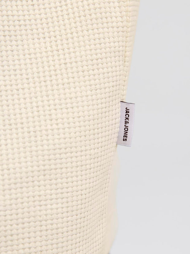 Product CAMISETA RELAXED CON TEXTURA AUSTIN-Antique White Detail:MELANGE - Image 7
