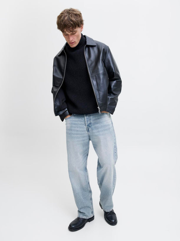 Product JEAN BAGGY TIRO ALTO ALEX 199-Blue Denim - Image 3