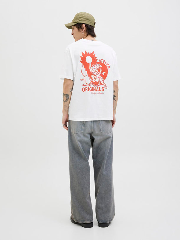 Product CAMISETA LOOSE ESTAMPADA BELLAGIO - Bright White - Image 7