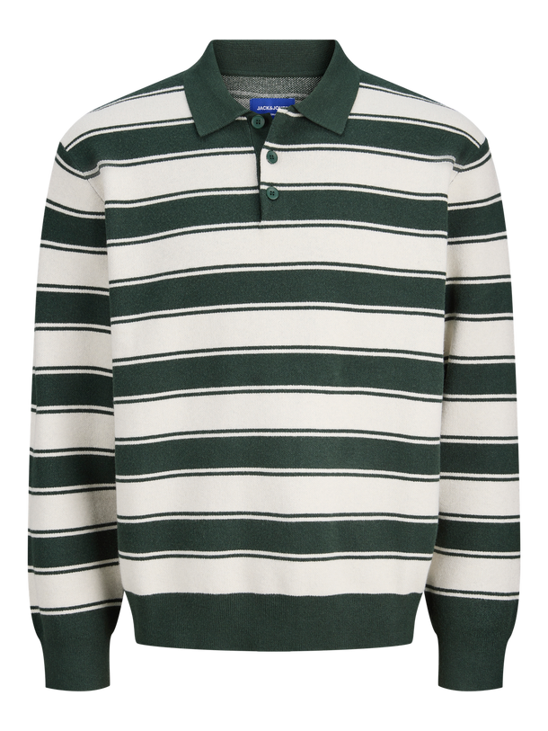 Product POLO LOOSE TEJIDO NOSTALGIA-Sycamore Stripes:Sea Salt - Image 5