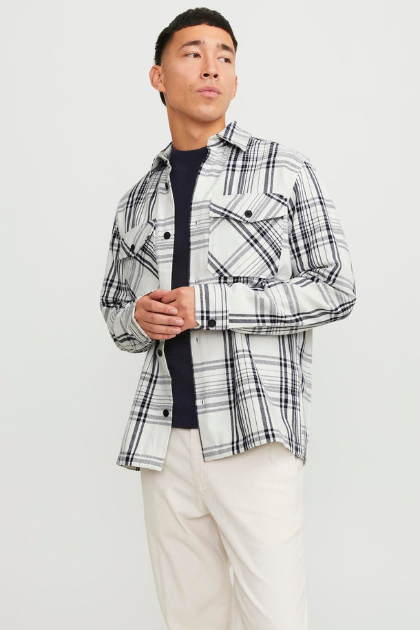 Product SOBRECAMISA ROY SPRING - Cloud Dancer Checks:COMFORT FIT - Image 3