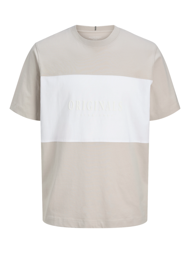 Product CAMISETA FREDERIKSBERG MARGATE - Moonbeam Detail:WHITE BLOCKING - Image 7