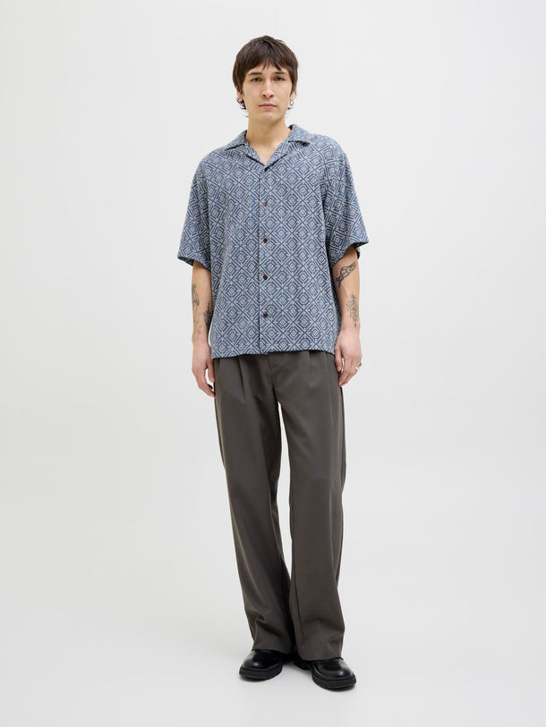 Product CAMISA RELAXED ESTAMPADA VINCENT - Bering Sea Fit:RELAXED FIT - Image 5