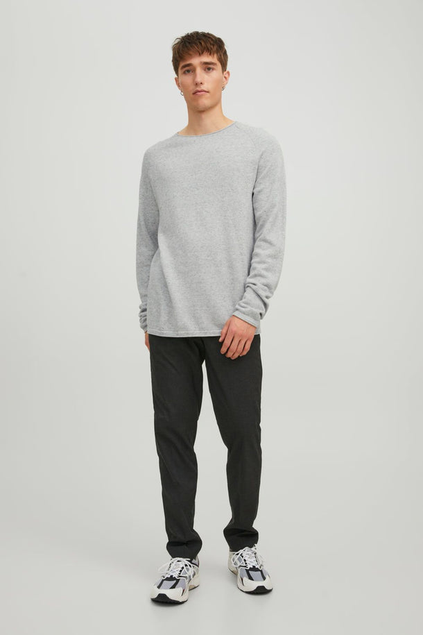 Product SWEATER HILL - Light Grey Melange - Image 2