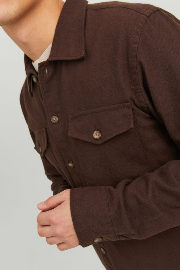 Product SOBRECAMISA EDDIE - Seal Brown Detail:SOLID - Image 7