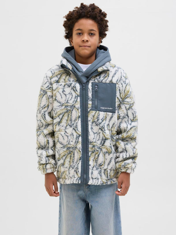 Product CAMPERA VESTERBRO TEDDY - Stormy Weather Detail:AOP - Image 2