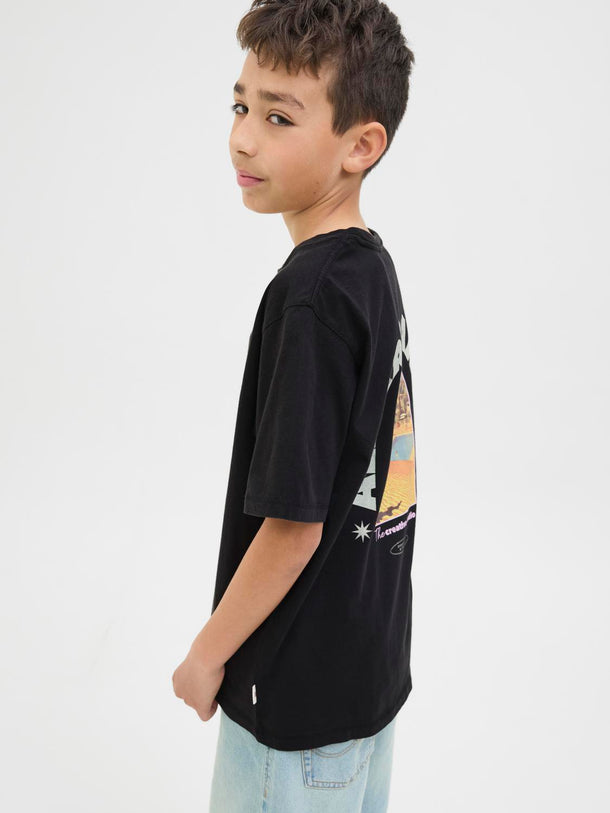 Product CAMISETA LOOSE ESTAMPADA ALMERIA JNR - Black - Image 4