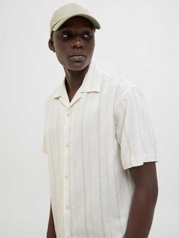 Product CAMISA DE LINO MANGA CORTA WILLIAM - Cloud Dancer - Image 6