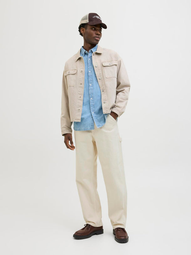 Product JEAN BAGGY TIRO ALTO ALEX CARPENTER 907 - Antique White - Image 16