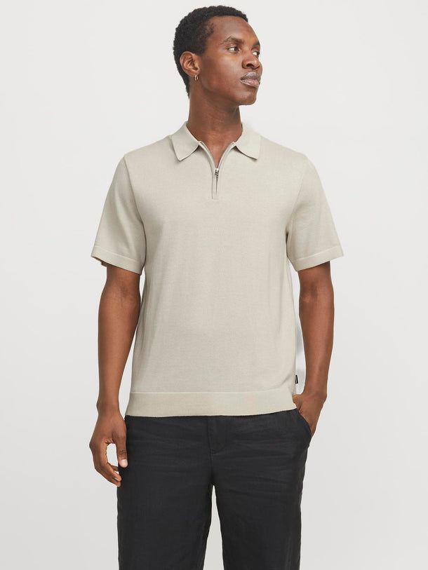 Product POLO REGULAR TEJIDO CON CIERRE MILANO - Silver Lining - Image 7