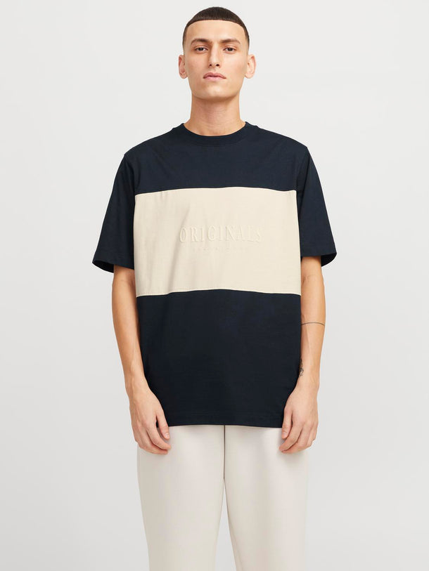 Product CAMISETA FREDERIKSBERG MARGATE - Sky Captain Detail:ANTIQUE WHITE BLOCKING - Image 9