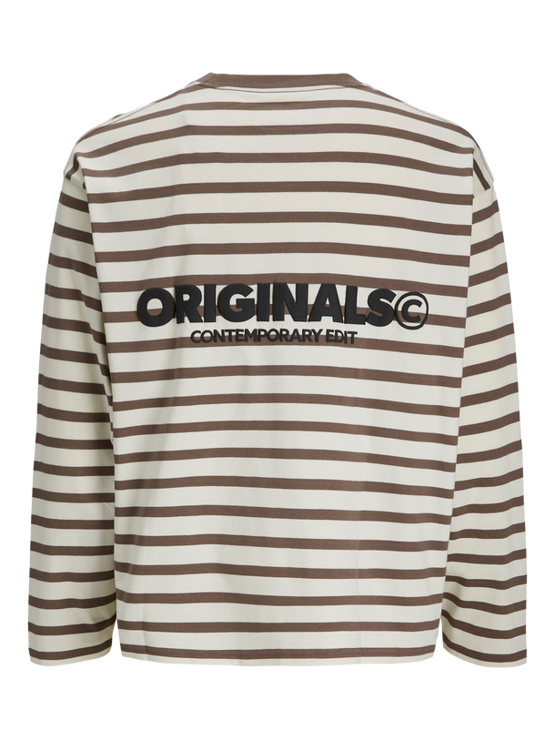 Product CAMISETA SLINGTON CREW-Deep Taupe Stripes:ANTIQUE WHITE - Image 15