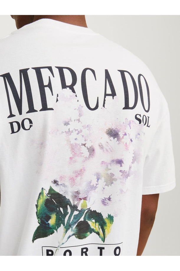 Product CAMISETA MERCADO - Bright White Print:MERCADO - Image 1