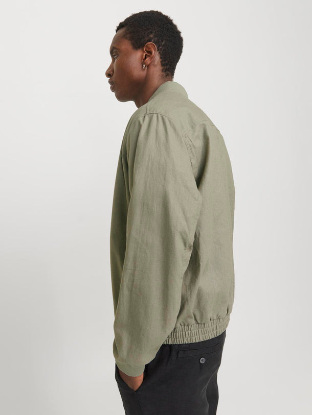 Product CAMPERA BOMBER DE LINO LEISTER - Vetiver - Image 15