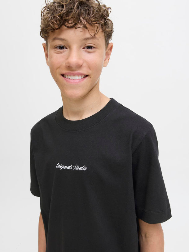 Product CAMISETA RELAXED BORDADA NORREBRO JNR - Black - Image 3