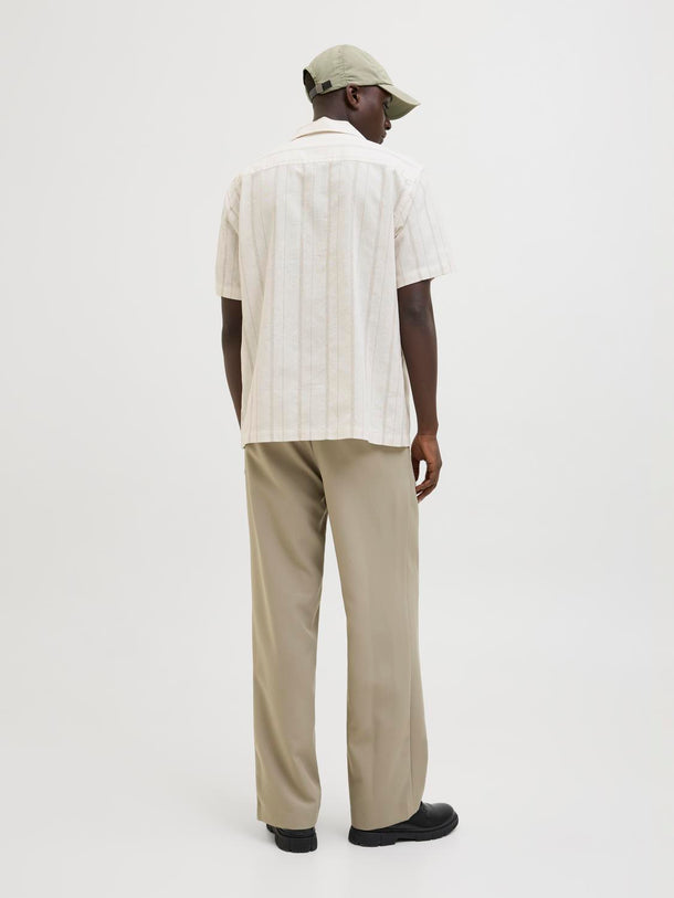 Product CAMISA DE LINO MANGA CORTA WILLIAM - Cloud Dancer - Image 3