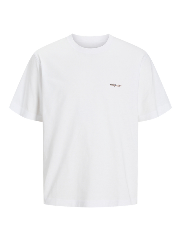 Product CAMISETA PAROS SKETCH-Bright White Print:PALMS - Image 2