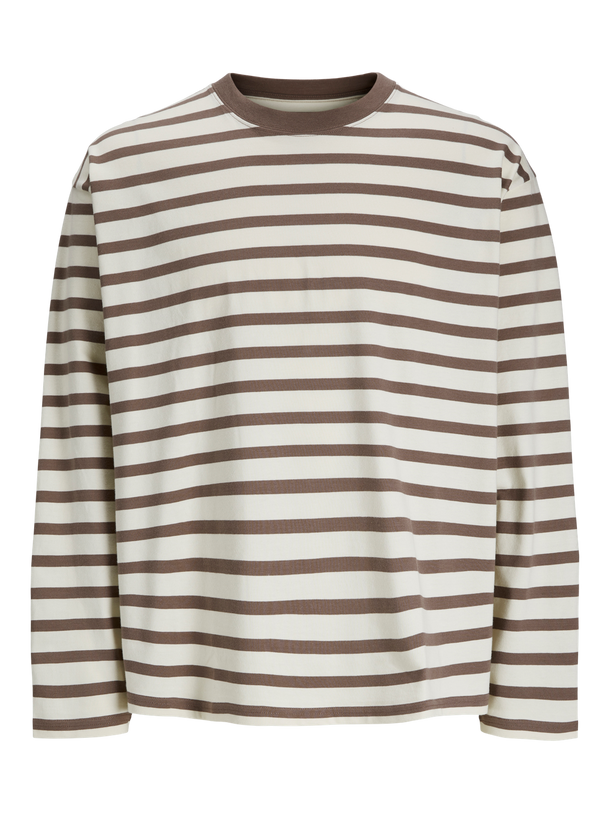 Product CAMISETA SLINGTON CREW-Deep Taupe Stripes:ANTIQUE WHITE - Image 7