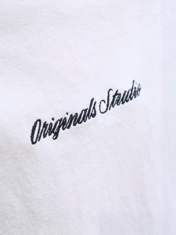 Product CAMISETA RELAXED BORDADA NORREBRO JNR - Bright White - Image 6