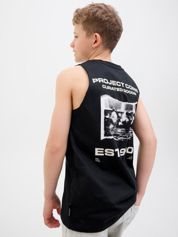 Product MUSCULOSA LOOSE ESTAMPADA SAGO JNR - Black - Image 2