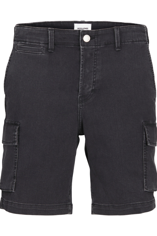 Product SHORT CARGO RELAXED TIRO MEDIO TUCKER - Black Denim - Image 1
