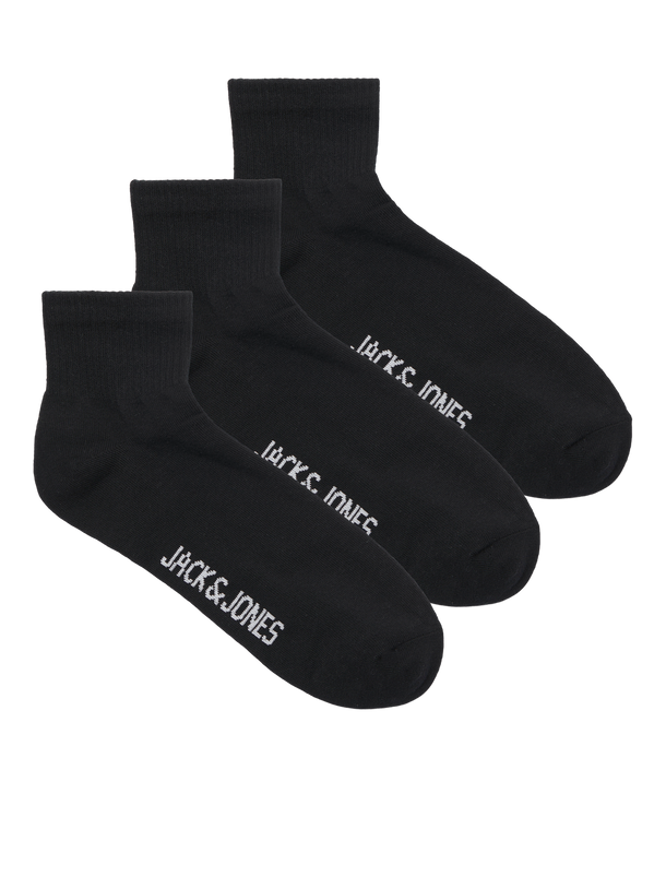 Product MEDIAS PACK 3 LEON - Black Pack:Black - Black - Image 1