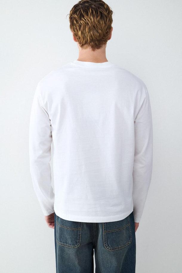 Product CAMISETA MANGA LARGA PRINT-White - Image 4