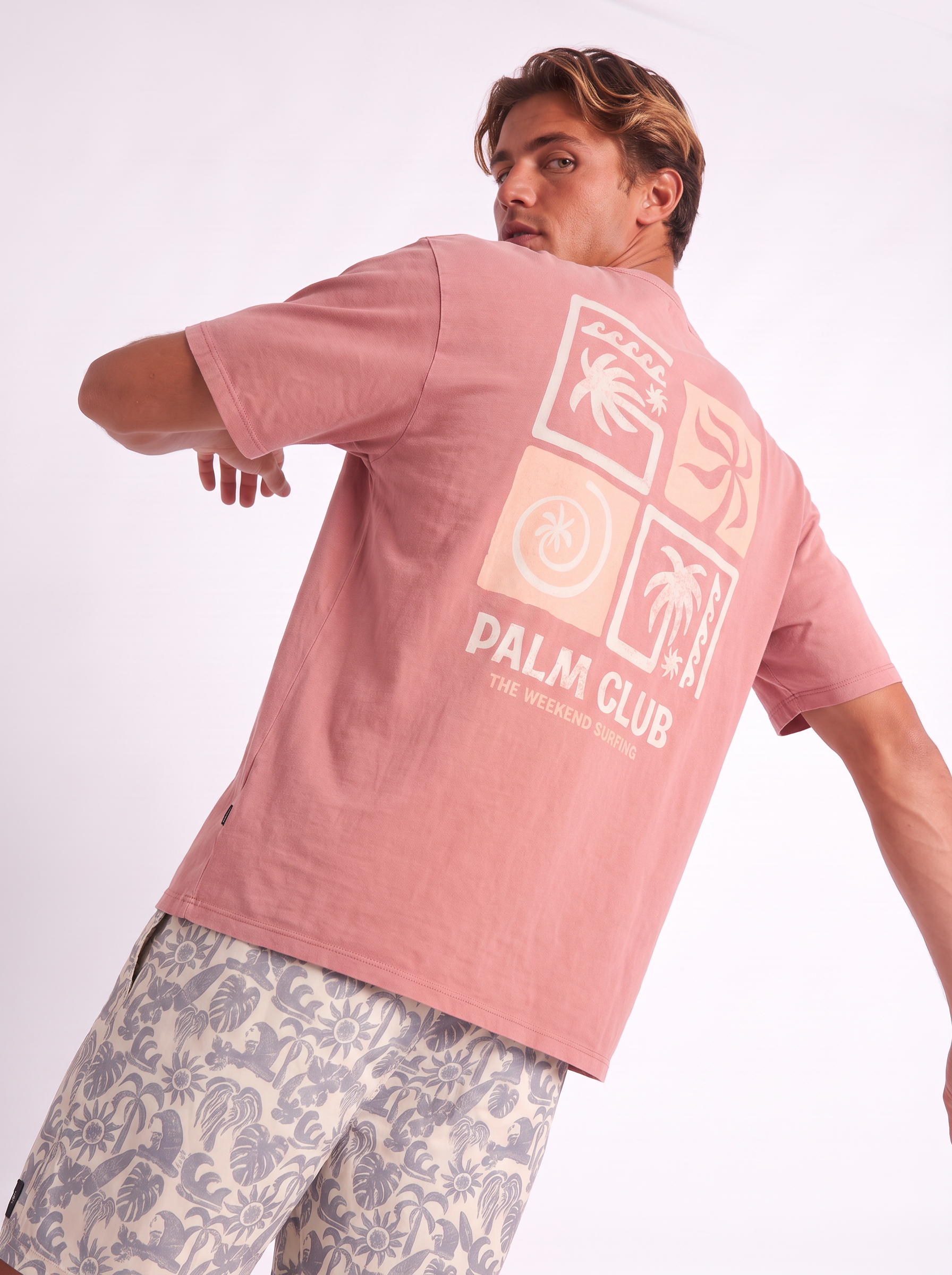 REMERA PALM CLUB WAVES-