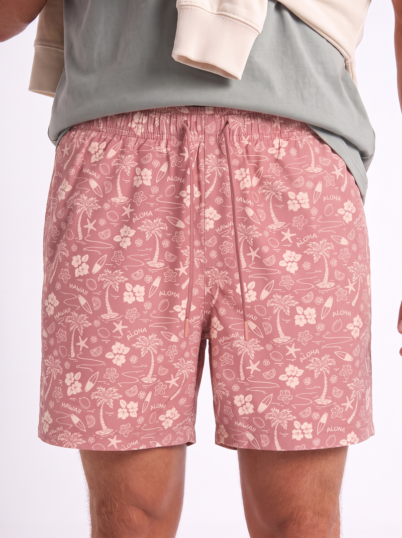 SHORT DE BAÑO SURF SUPPLY ESTAMPADO-