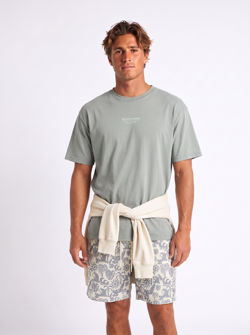 SHORT DE BAÑO SURF SUPPLY ESTAMPADO-