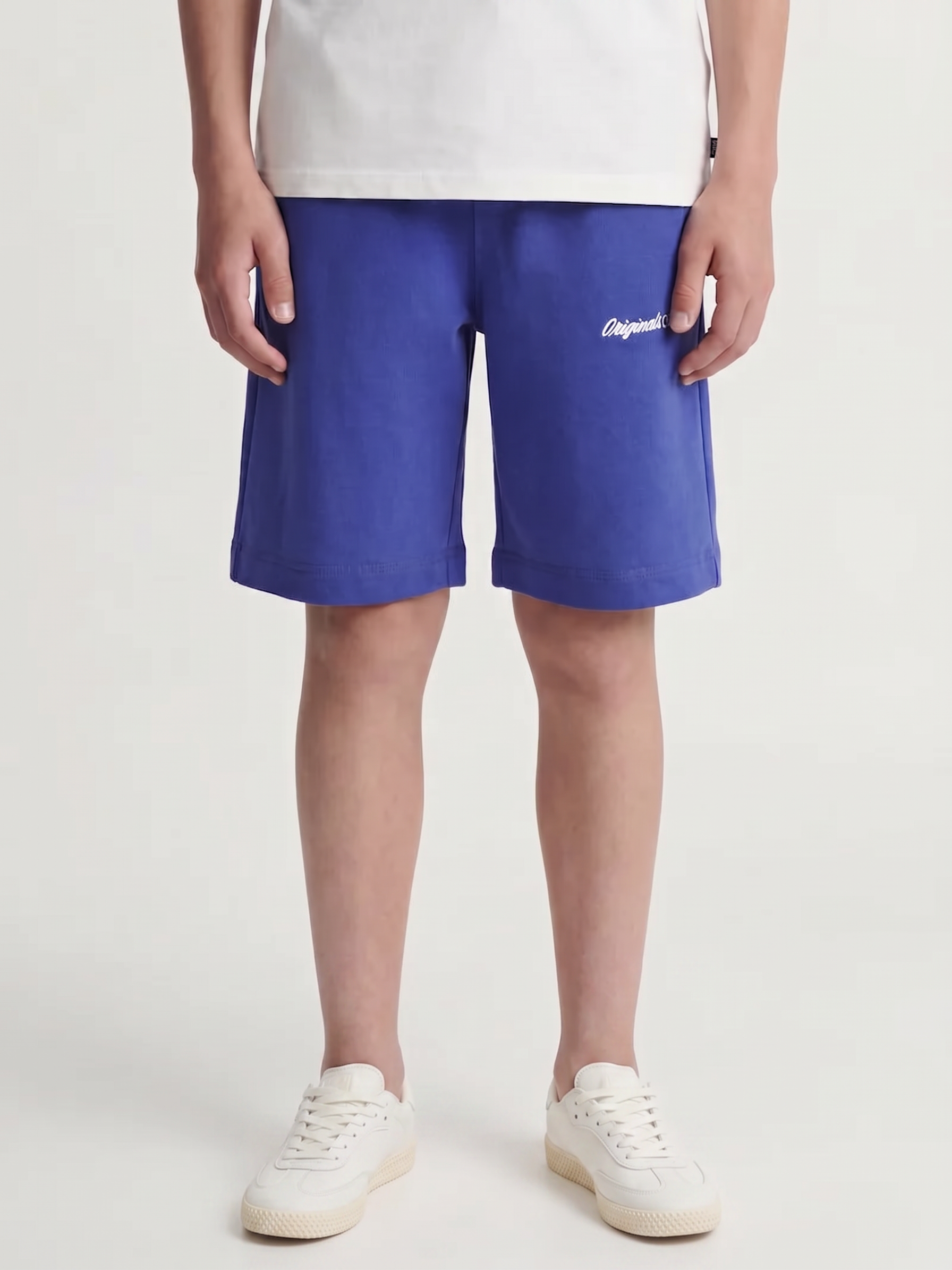 SHORT JOGGING RELAXED KARL JNR - Bluing