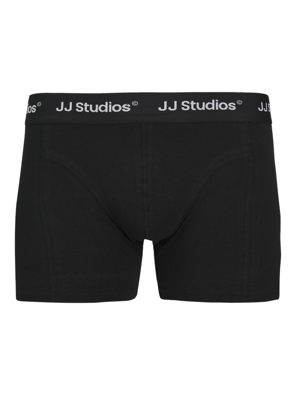 Product PACK DE BOXERS CORTOS SÓLIDOS SOHO - Black Pack:Black - Black - Image 3