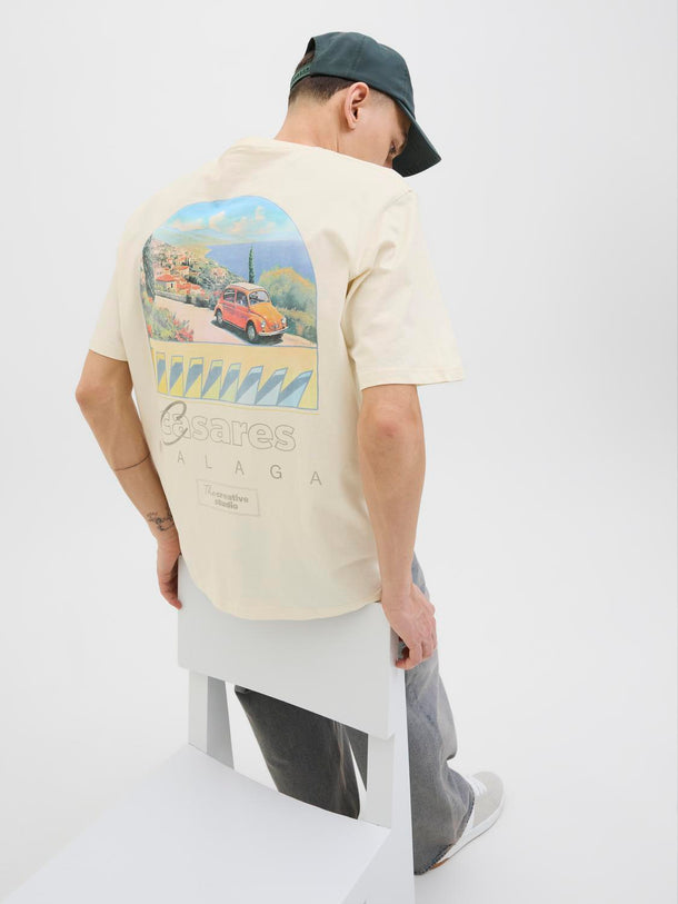 Product CAMISETA RELAXED ESTAMPADA ALMERIA - Antique White - Image 4