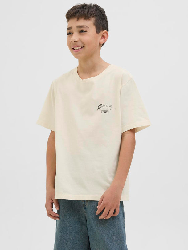 Product CAMISETA LOOSE ESTAMPADA ALMERIA JNR - Antique White - Image 1