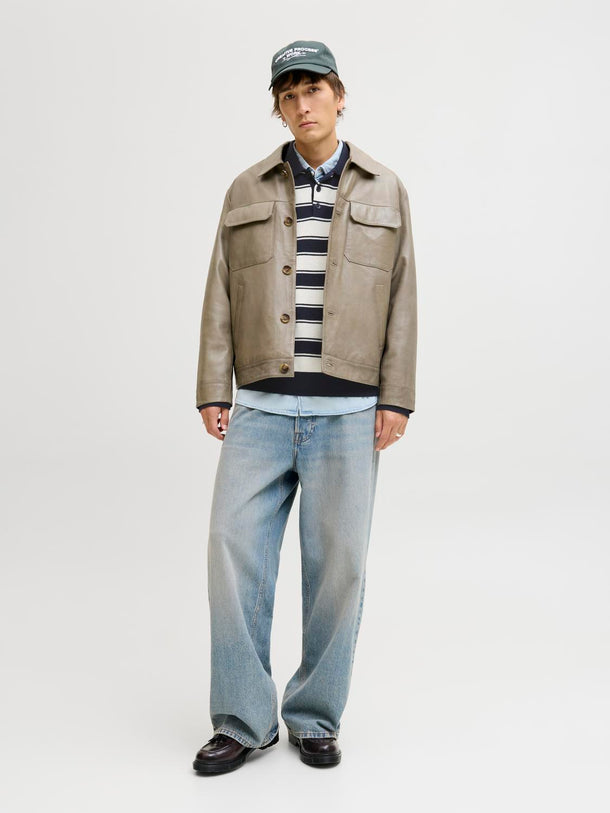 Product POLO LOOSE TEJIDO NOSTALGIA-Sky Captain Stripes:Sea Salt - Image 2