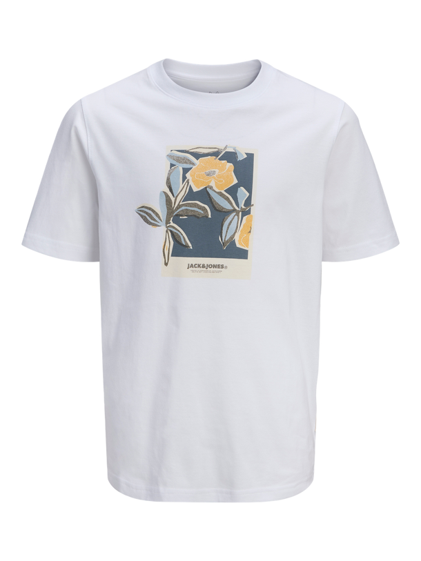 Product CAMISETA REGULAR ESTAMPADA ALMERIA JNR - Bright White - Image 1