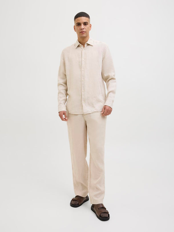 Product PANTALON CHINO LINO KARL-Silver Lining - Image 5