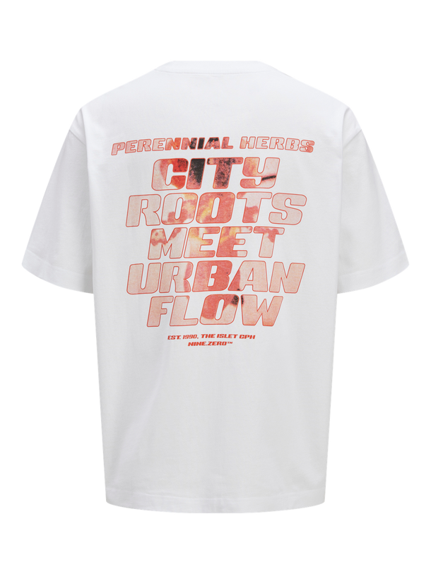 Product CAMISETA INTERLUDE FLORAL - Bright White - Image 1