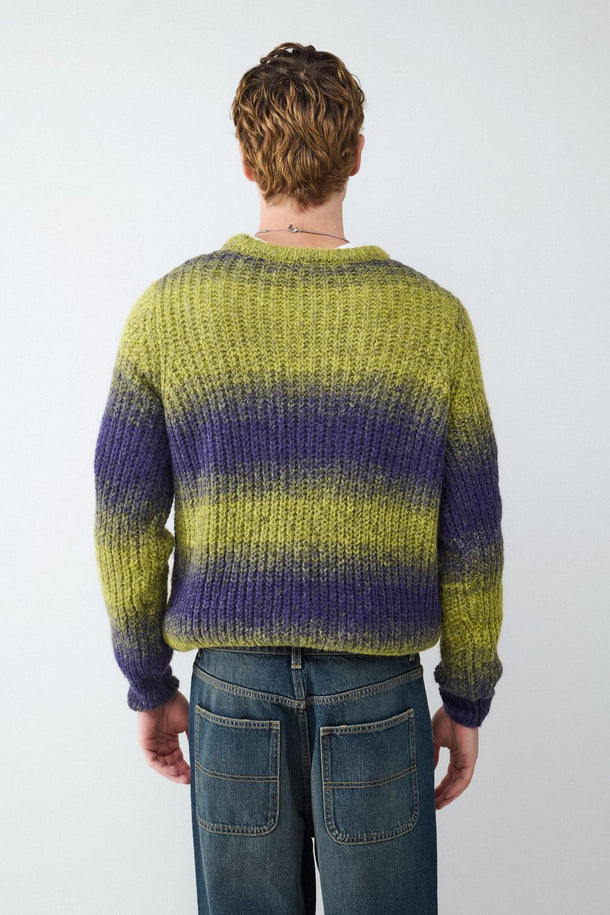 Product SWEATER CUELLO REDONDO TIE-DYE BMK-Green Banana - Image 3
