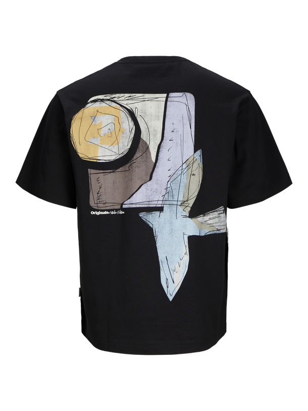 Product CAMISETA PAROS ABSTRACT-Black - Image 1