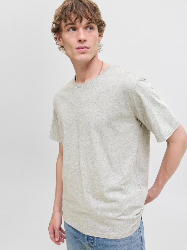 Product CAMISETA REGULAR ORGANIC-Light Grey Melange - Image 3