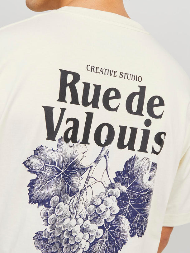Product CAMISETA PAROS SKETCH-Antique White Print:GRAPES - Image 14