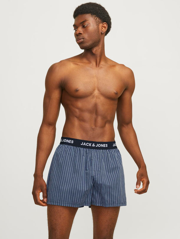 Product BOXERS PACK HECTOR - Navy Blazer Pack:Blue stripes - Blue check - Image 8