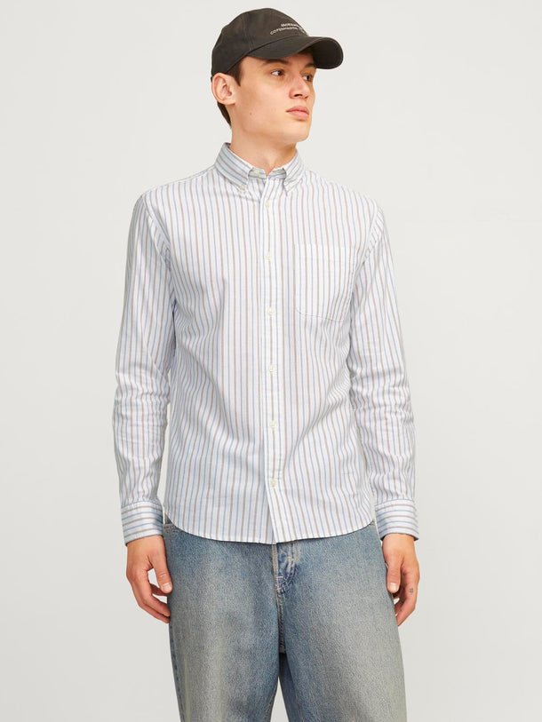 Product CAMISA BROOK OXFORD - Sargasso Sea Stripes:SLIM FIT - Image 5