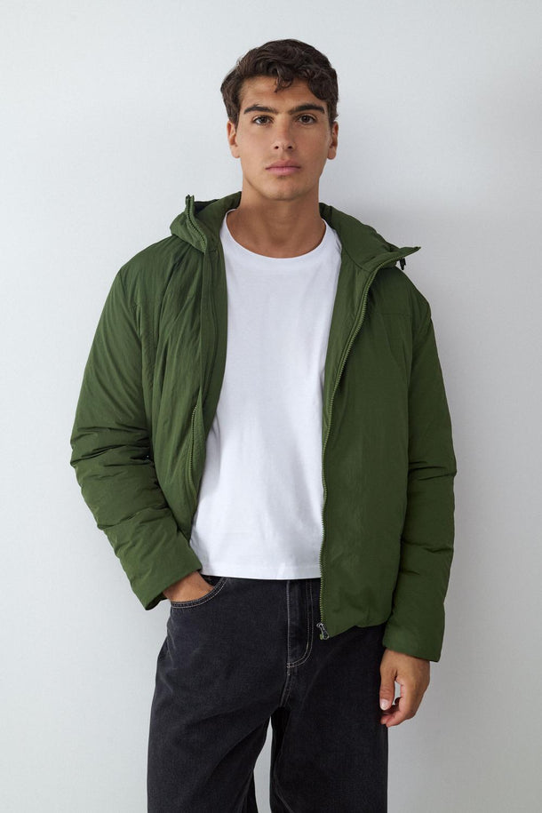 Product CAMPERA ACOLCHONADA CAPUCHA-Khaki - Image 1