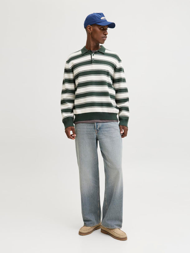 Product POLO LOOSE TEJIDO NOSTALGIA-Sycamore Stripes:Sea Salt - Image 2
