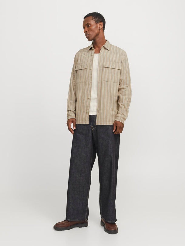 Product SOBRECAMISA DE LINO RAYMOND-Greige Fit:COMFORT FIT - Image 4