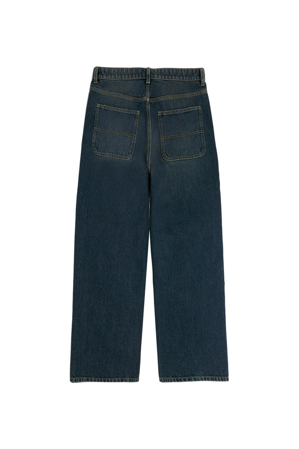 Product JEAN SKATER BMK-Vintage Dark Blue Denim - Image 5